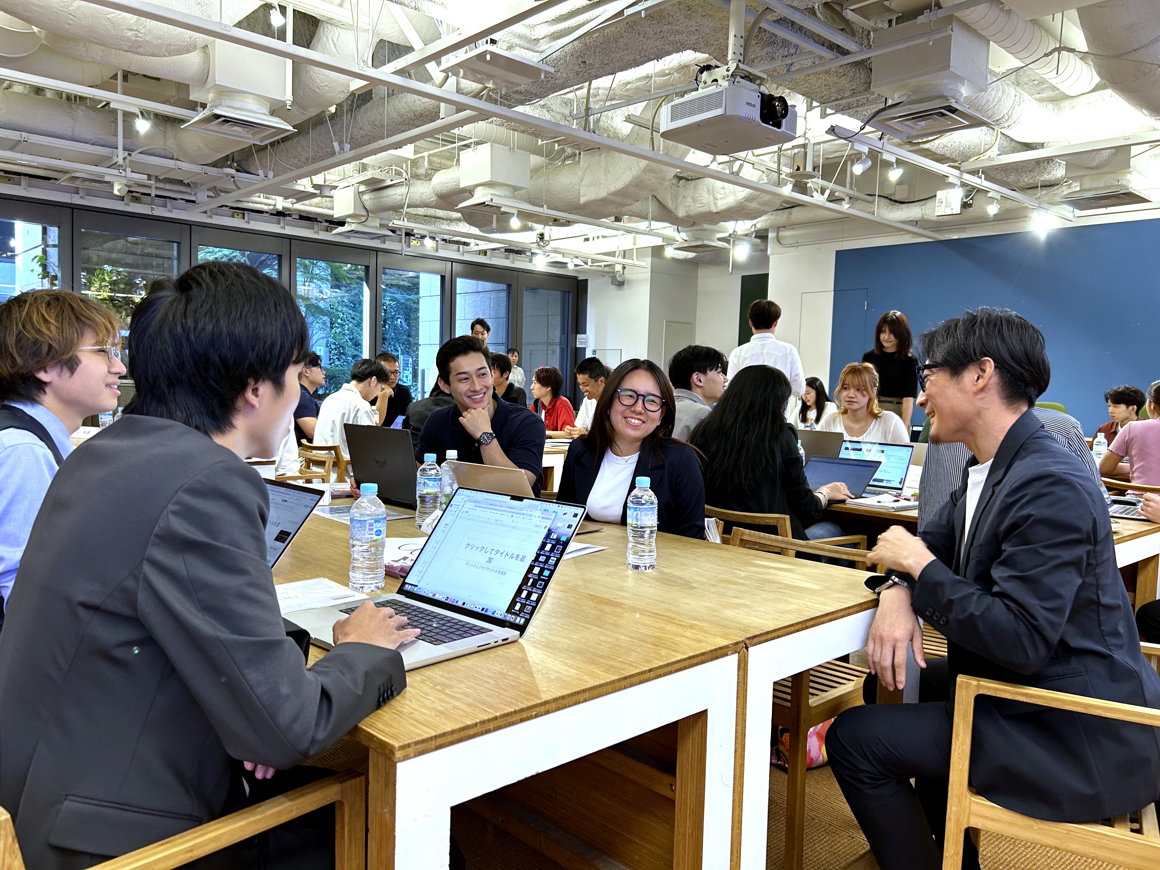 エニー生と企業のセッション風景